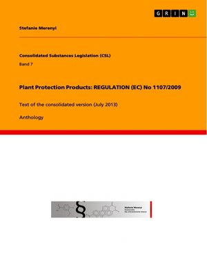 cover image of Plant Protection Products
